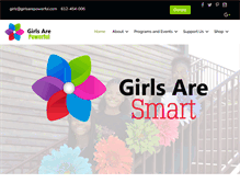 Tablet Screenshot of girlsarepowerful.org